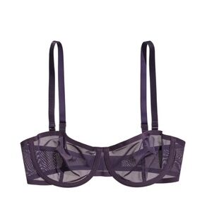 CUUP Purple Sheer Bra